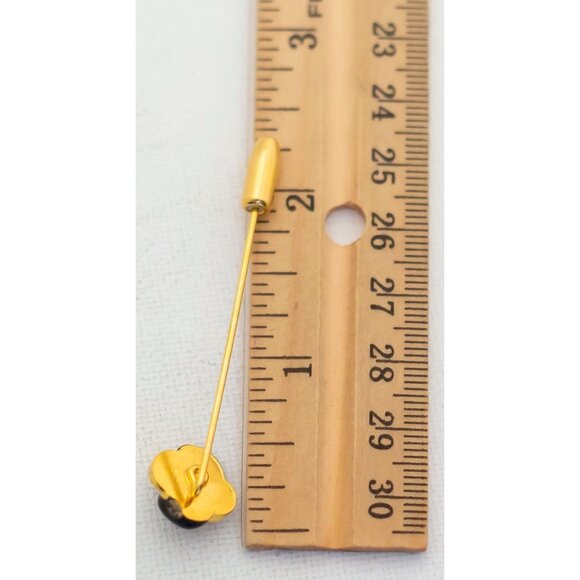 Vintage Golden and Black Wind Vane Stick Pin - A3 - Picture 3 of 3
